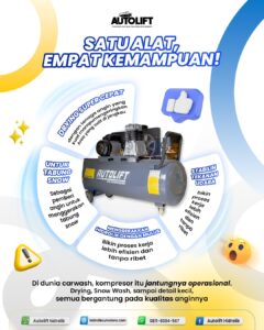 Alasan Kompressor Berkualitas Wajib Ada Di Setiap Usaha Carwash